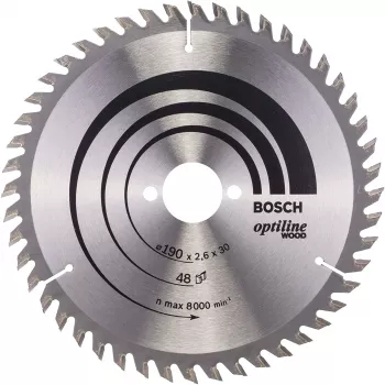 Bosch Optiline Wood Kreissägeblätter, Holz, 19 cm, Bosch, 340 g, 1 Stk.
