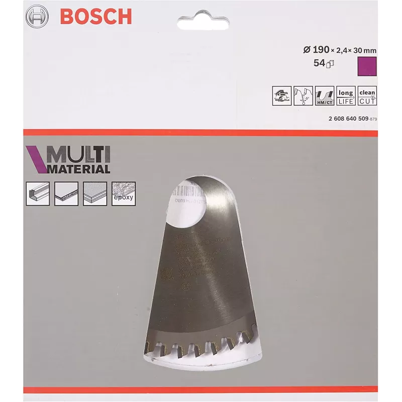 Bosch Optiline Wood Kreissägeblätter, Holz, 19 cm, Bosch, 340 g, 1 Stk.