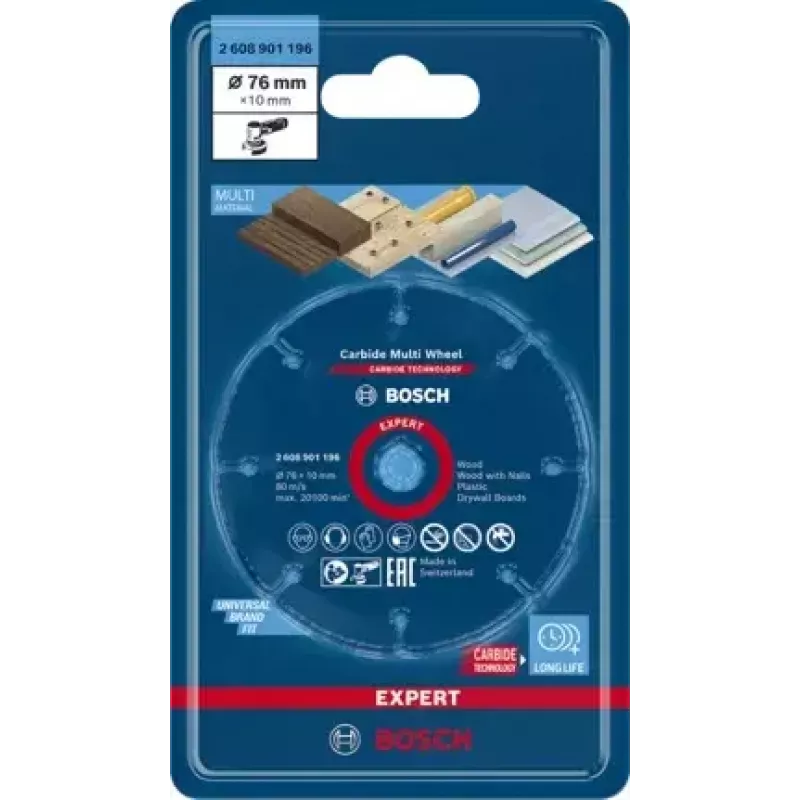 Bosch 2 608 901 196 Rotationswerkzeug Schleif-/Schleifzubehör Kunststoff, Holz Trennscheibe