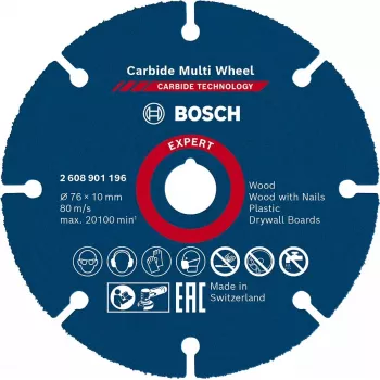 Bosch 2 608 901 196 Rotationswerkzeug Schleif-/Schleifzubehör Kunststoff, Holz Trennscheibe