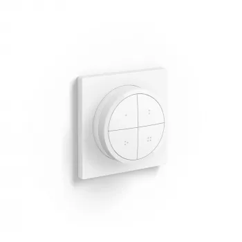 Philips Hue Tap Dial Schalter 929003500101, kabellos, HomeKit-kompatibel, Kunststoff, weiß