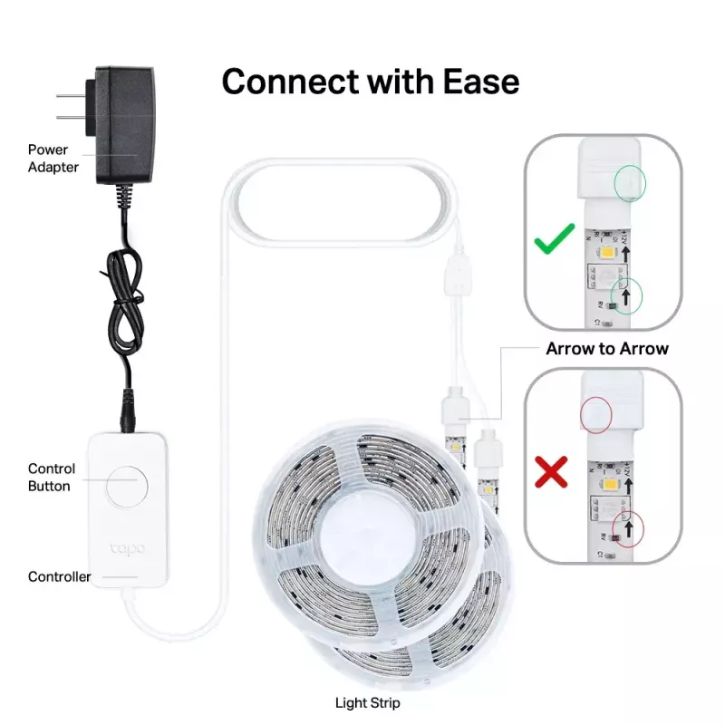 Universelles Lichtband TP-Link Tapo Smart Wi-Fi Light Strip