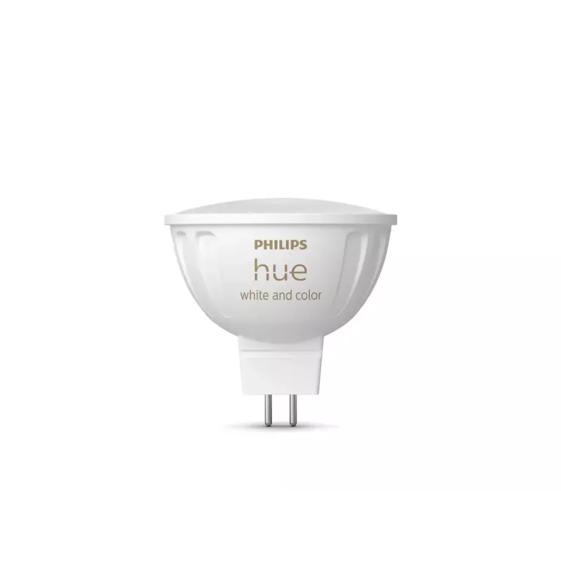 Philips Hue White and Colour Ambience MR16 Smart-Leuchtspot, GU53, 6,3 W, Bluetooth/Zigbee