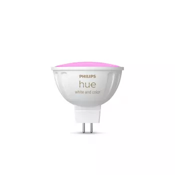 Philips Hue White and Colour Ambience MR16 Smart-Leuchtspot, GU53, 6,3 W, Bluetooth/Zigbee