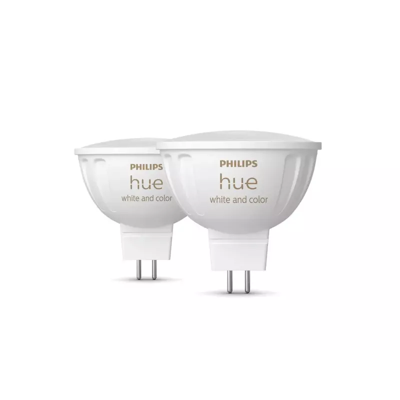 Smart-Beleuchtungsspot Philips Hue White and colour ambience MR16, GU53, 6,3 W, Bluetooth/Zigbee