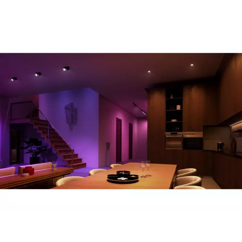 Smart-Beleuchtungsspot Philips Hue White and colour ambience MR16, GU53, 6,3 W, Bluetooth/Zigbee