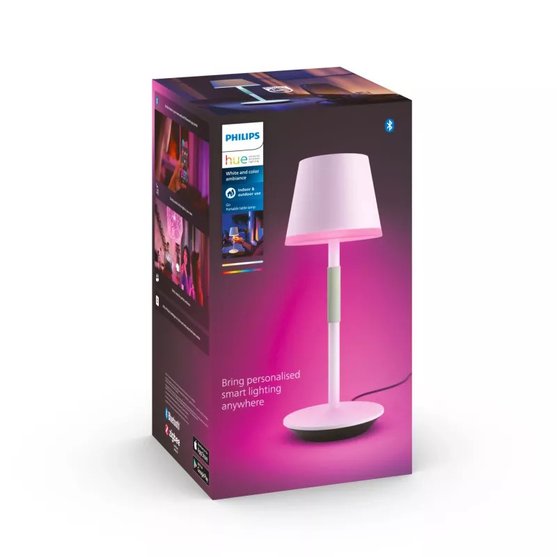 Philips Hue White and Colour Ambience Hue Go tragbare Tischleuchte