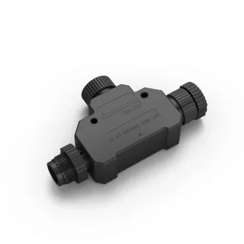 Philips T-Stecker für LowVolt, Verbindungsmodul, Schwarz, Kunststoff, Philips, Hinterhof, Vorgarten, Garten, Terrasse, IP67