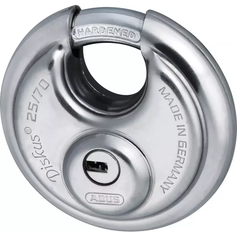 Discus-Vorhängeschloss ABUS 25/70 kd Schlüsselschloss 5 Schlüssel 7cm
