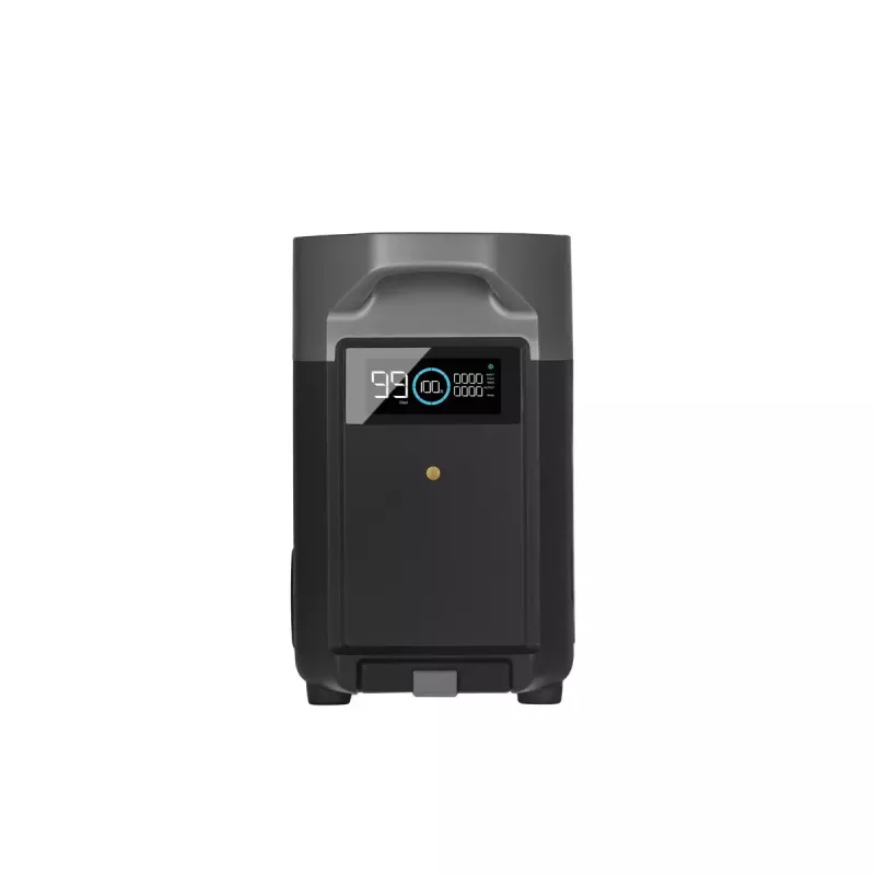 Batterie 3600 Wh für EcoFlow DELTA Pro — 39 kg, 635×285×416 mm, Schwarz