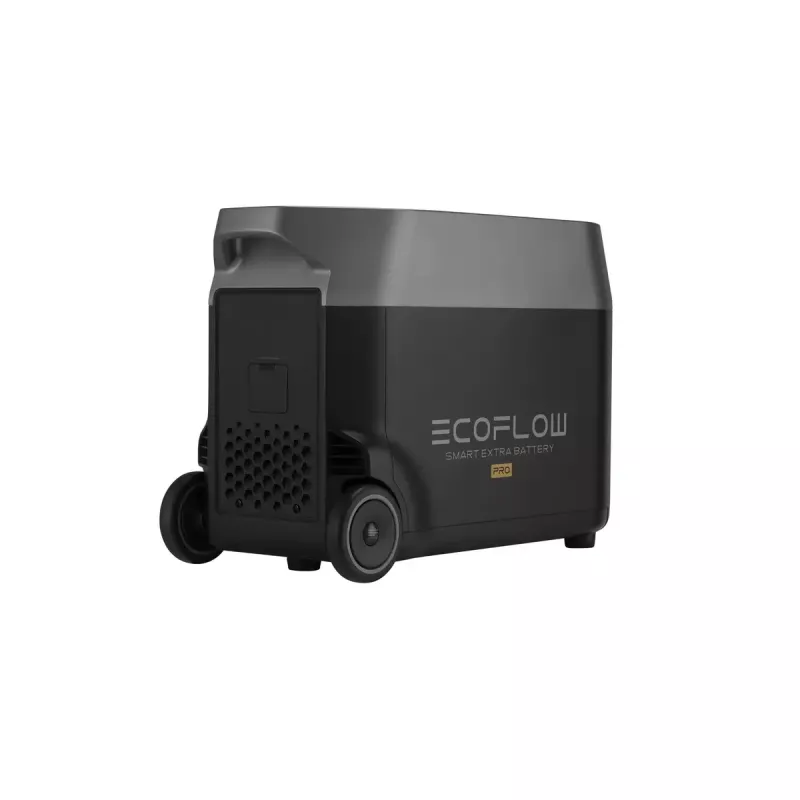 Batterie 3600 Wh für EcoFlow DELTA Pro — 39 kg, 635×285×416 mm, Schwarz