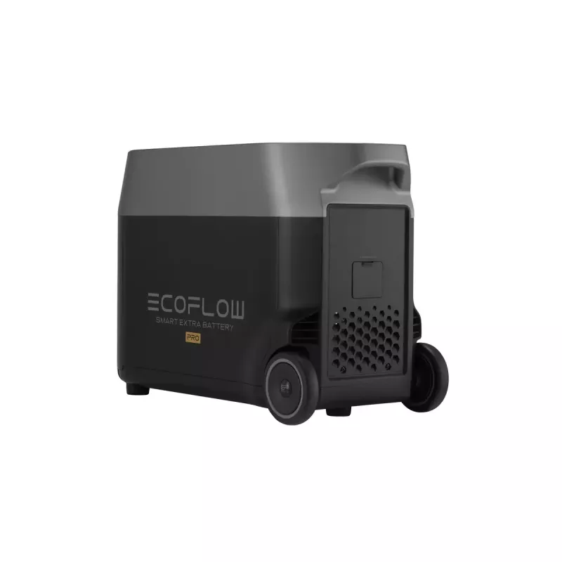 Batterie 3600 Wh für EcoFlow DELTA Pro — 39 kg, 635×285×416 mm, Schwarz