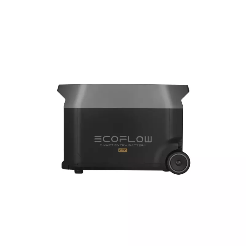 Batterie 3600 Wh für EcoFlow DELTA Pro — 39 kg, 635×285×416 mm, Schwarz