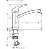 Badezimmer-Waschtischarmatur Hansgrohe Focus Chrom 31806000