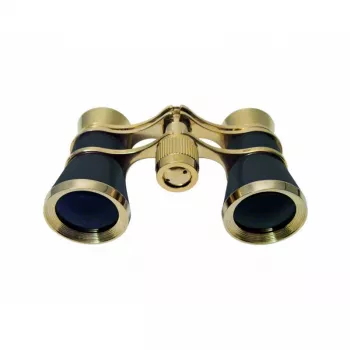 Braun 3 x 25 Opernglas BK-7 Schwarz, Gold