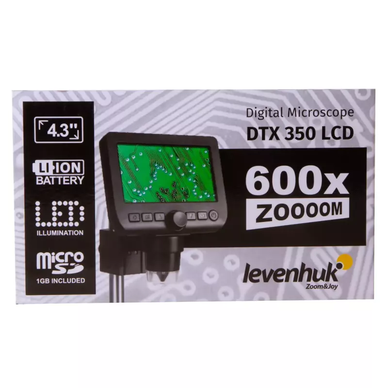 Digitalmikroskop Levenhuk DTX 350 LCD 600-fache Vergrößerung