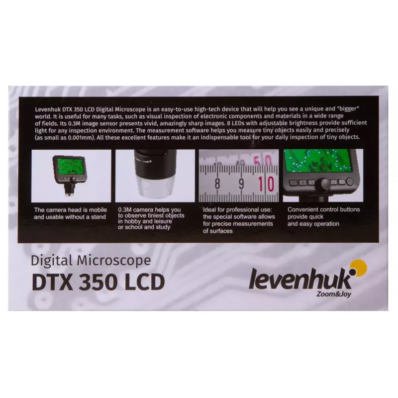 Digitalmikroskop Levenhuk DTX 350 LCD 600-fache Vergrößerung