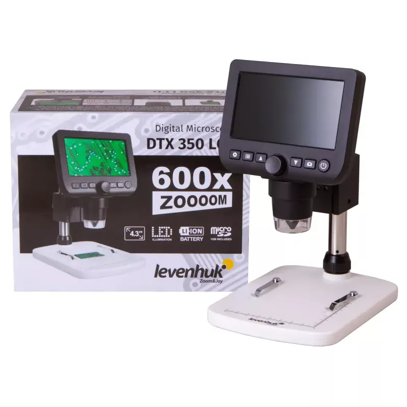 Digitalmikroskop Levenhuk DTX 350 LCD 600-fache Vergrößerung