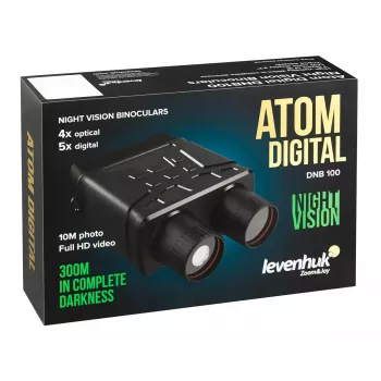 Digitale Nachtsicht-Ferngläser Levenhuk Atom DNB100, Reichweite bis zu 100 m
