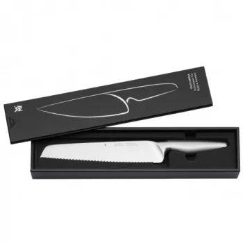 WMF Chef's Edition 1.882.026.032 Brot- und Mehrzweckmesser, gebürstet, 24 cm