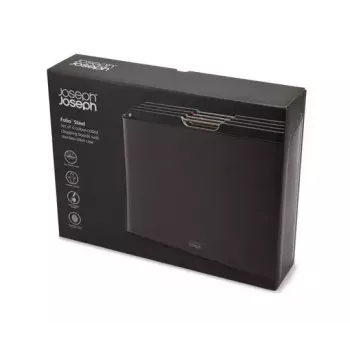 Schneidebrett Joseph Joseph Folio Steel Rechteckig Carbon 356x263mm