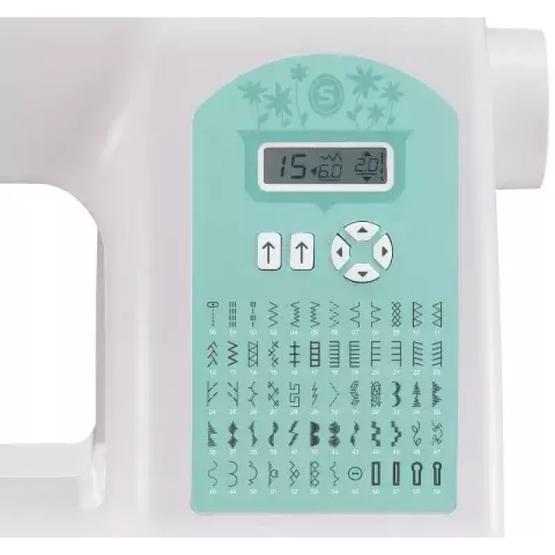 Nähmaschine SINGER Starlet 6660 – elektrisch, 60 Stichmuster, 1-Schritt-Knopfloch, Freiarm, 8,29 kg