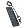 RAIDSONIC ICY BOX 9-in-1 Hub mit Power Delivery, USB 3.2 Gen 2 Typ-C/Typ-A Host, Aluminium, blau