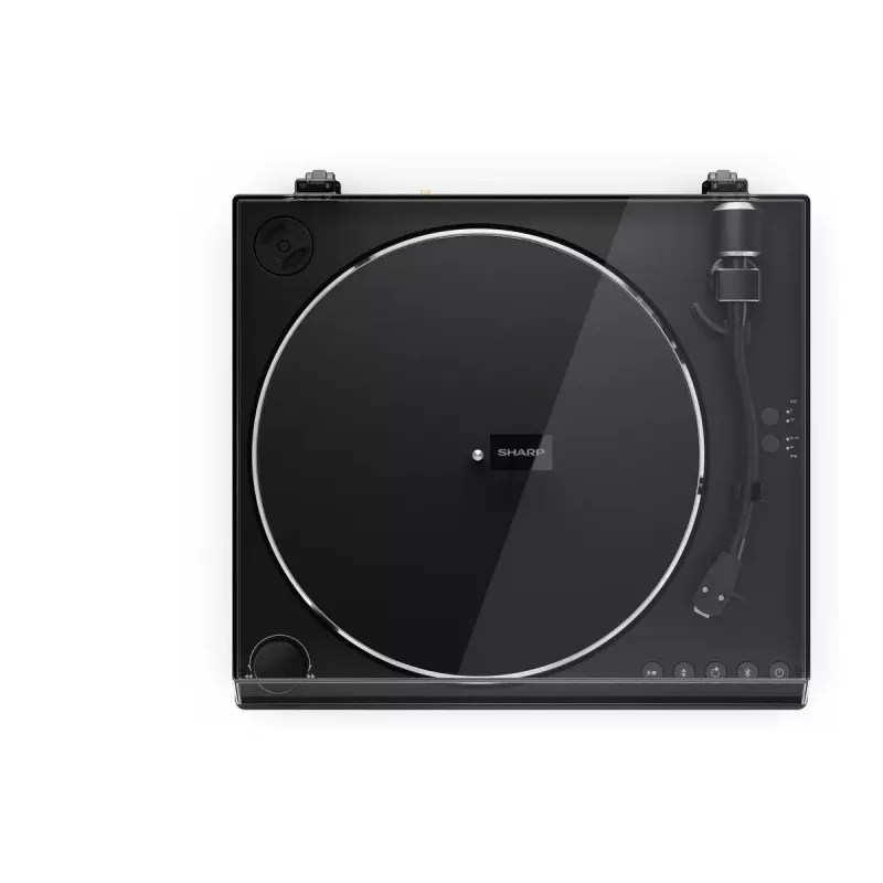 Plattenspieler Sharp RP-TT100 schwarz direktangetrieben mit USB-Ausgang für digitale Aufnahme