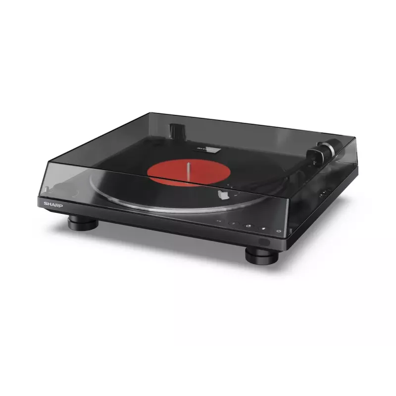Plattenspieler Sharp RP-TT100 schwarz direktangetrieben mit USB-Ausgang für digitale Aufnahme