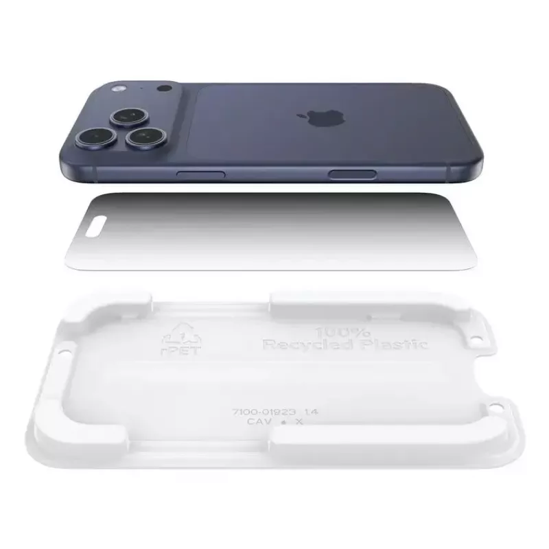 Bildschirmschutz Belkin ScreenForce InvisiGlass für iPhone 17 Pro Max Antibakteriell Fallgeschützt