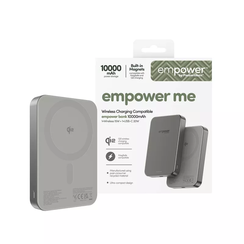 Powerbank PanzerGlass empower by empower Bank 10000mAh Titanium