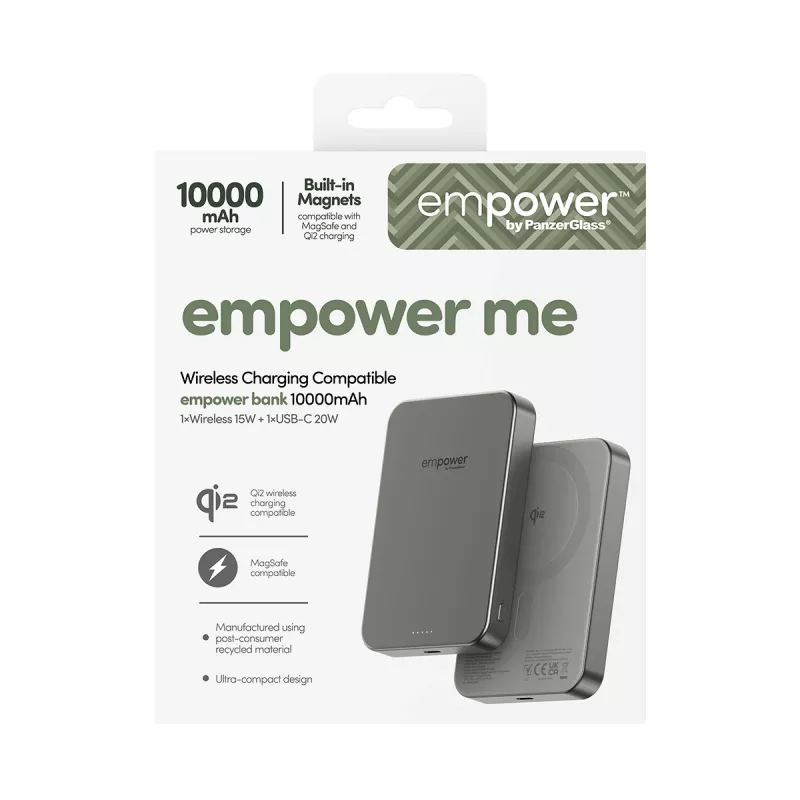 Powerbank PanzerGlass empower by empower Bank 10000mAh Titanium
