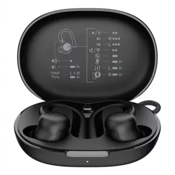 Headset Belkin SoundForm ActiveFit Kabelgebunden Kabellos Bluetooth Schwarz
