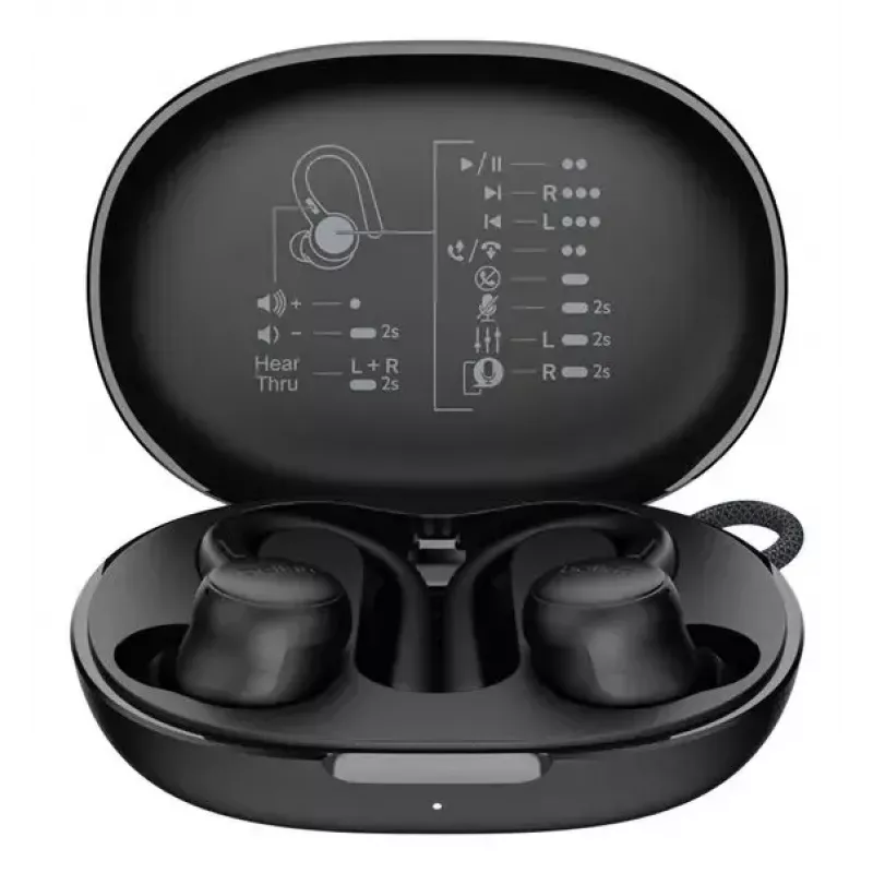 Headset Belkin SoundForm ActiveFit Kabelgebunden Kabellos Bluetooth Schwarz