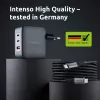 Netzteil Intenso W100ACC+C520C 100W Schnellladegerät GaN Schwarz