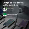 Netzteil Intenso W100ACC+C520C 100W Schnellladegerät GaN Schwarz