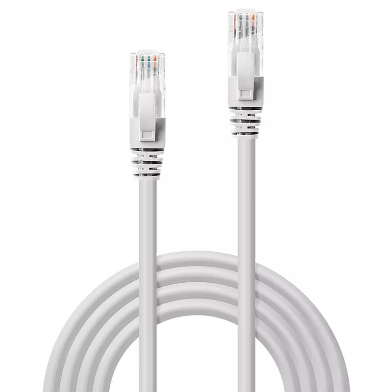 Lindy 0,5 m CAT6 U/UTP-Netzwerkkabel, Weiß