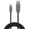 Lindy 3m USB 2.0 Typ A auf Micro-B Kabel, Anthra Line