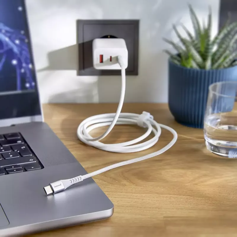 USB-Kabel Intenso Kabel USB-C TO USB-C 1,5 m 0,48 Gbit/s Weiß