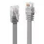 Lindy 3m Cat.6 U/UTP Flach-Netzwerkkabel, Grau