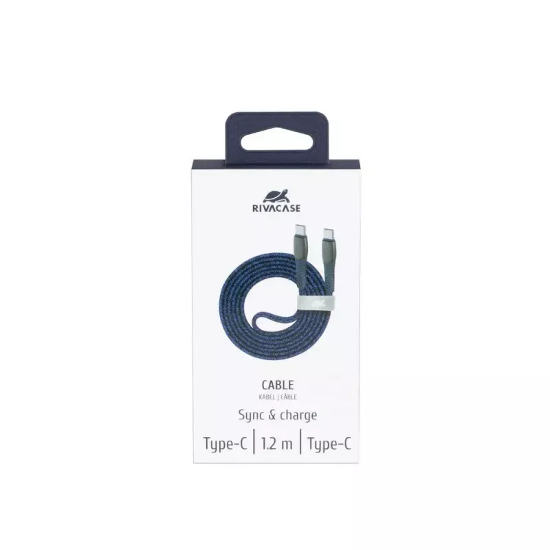 USB-Kabel Rivacase PS6105 BL12 USB 2.0 1,2 m USB-C Blau