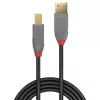 Lindy 1m USB 3.2 Typ A auf B Kabel, 5 Gbit/s, Anthra Line