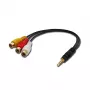 Lindy AV-Adapterkabel - Stereo und Composite-Video