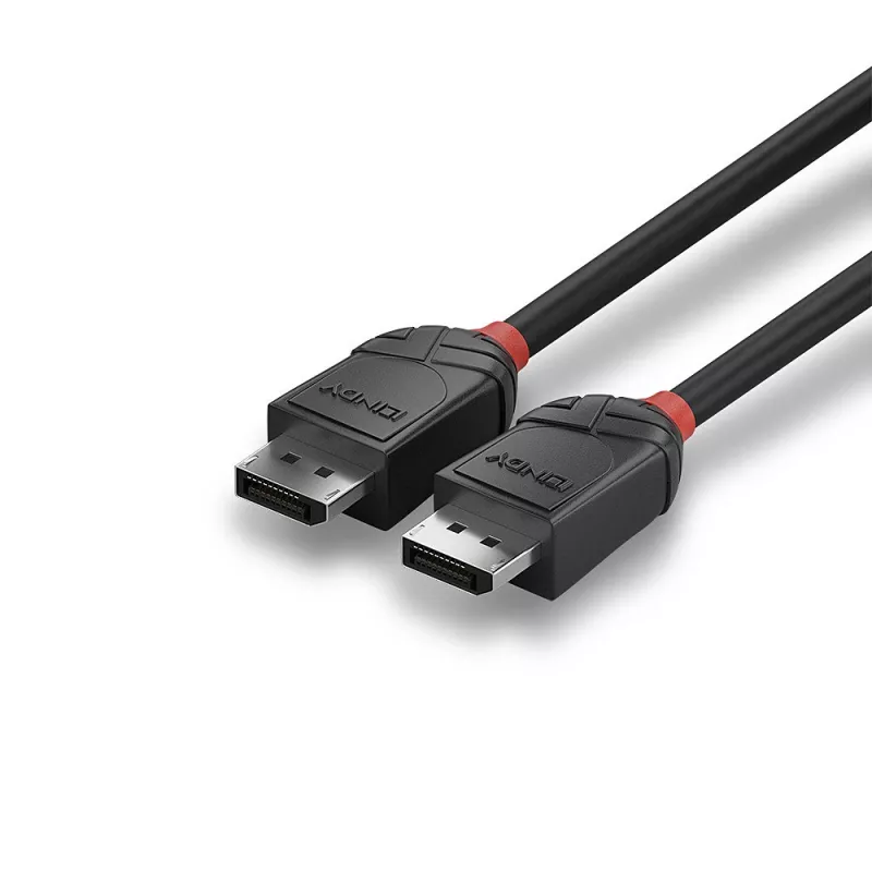 Lindy 0,5m DisplayPort 1.2 Kabel, Schwarz Line