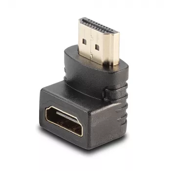 Lindy HDMI Buchse auf HDMI Stecker 90° abgewinkelter Adapter - nach unten