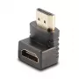 Lindy HDMI Buchse auf HDMI Stecker 90° abgewinkelter Adapter - nach unten