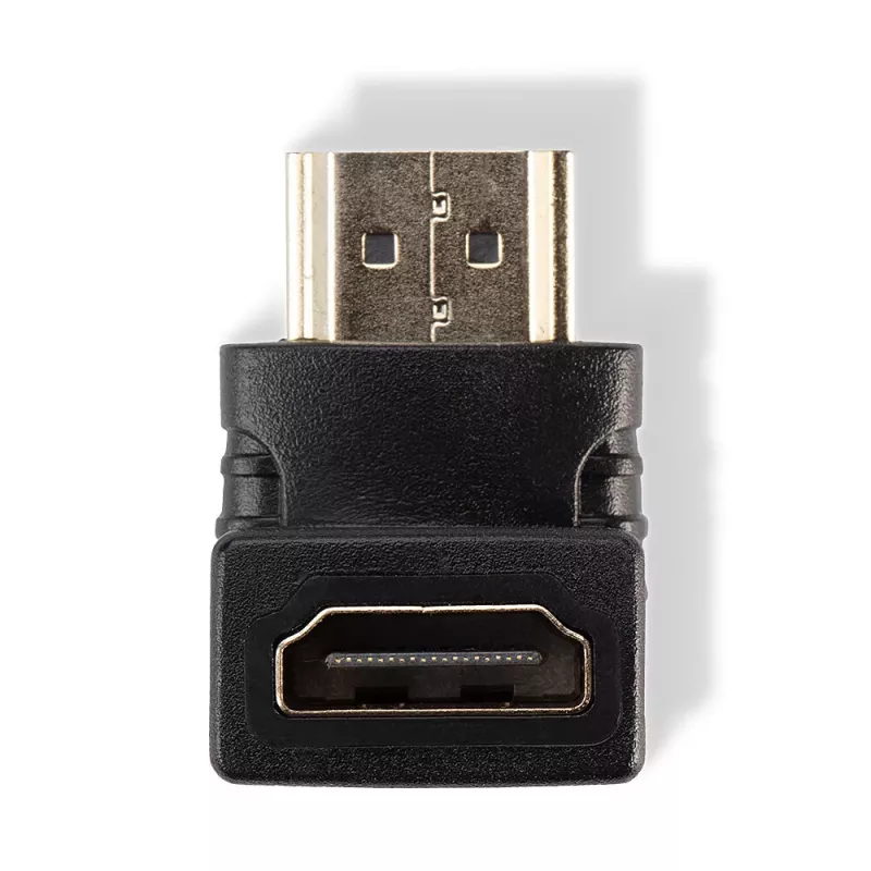Lindy HDMI Buchse auf HDMI Stecker 90° abgewinkelter Adapter - nach unten