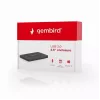 HDD-Gehäuse GEMBIRD EE2-U3S-3 für 2,5-Zoll-SATA-Laufwerke, 1-Schacht, Micro-USB B, USB 3.2 Gen 1, bis zu 2 TB, schwarz