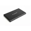 HDD-Gehäuse GEMBIRD EE2-U3S-3 für 2,5-Zoll-SATA-Laufwerke, 1-Schacht, Micro-USB B, USB 3.2 Gen 1, bis zu 2 TB, schwarz