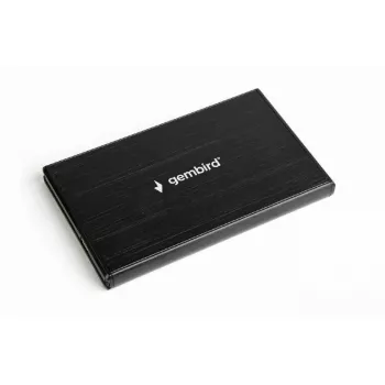 HDD-Gehäuse GEMBIRD EE2-U3S-3 für 2,5-Zoll-SATA-Laufwerke, 1-Schacht, Micro-USB B, USB 3.2 Gen 1, bis zu 2 TB, schwarz